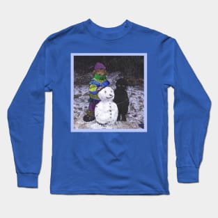 snowman Long Sleeve T-Shirt